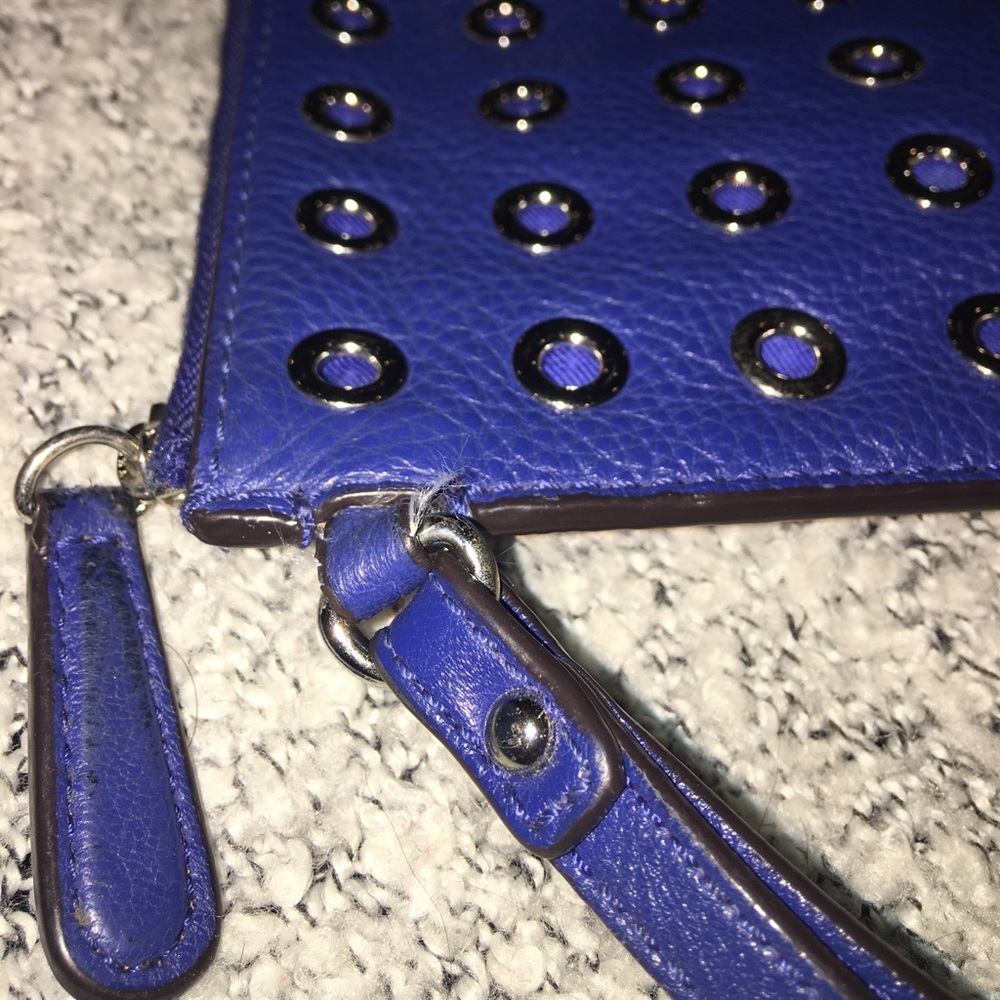 Michael Kors Jet Set Clutch Sapphire Blue